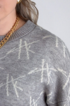 Джемпер арт. 1897 Штрихи