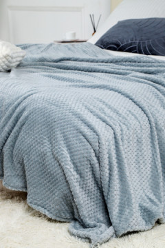 Плед велсофт Bio-Line, мягкий пушистый кубик