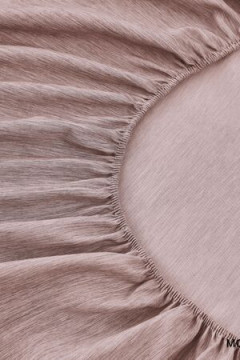 Простыня на резинке Страйп Меланж с высотой борта 25 см