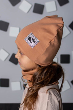 Комплект шапка и шарф FLT Стразы