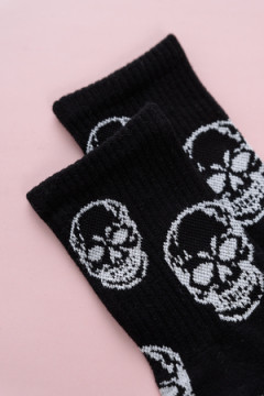 Носки высокие Череп (набор 2 пары)