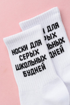 Носки стандарт Школьные будни (набор 2 пары)
