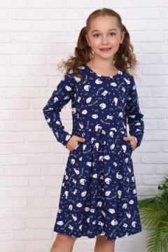 Платье Кошка Соня длинный рукав