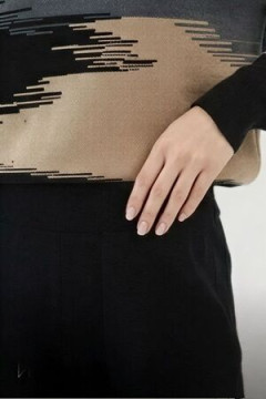 Костюм с брюками Вязаный Морской