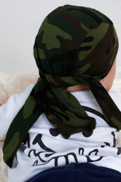 Детская бандана арт БД/зеленый