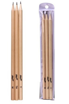 TM&quot;Profit&quot; Набор деревянных чернографитных карандашей для черчения (КЧ-4871)