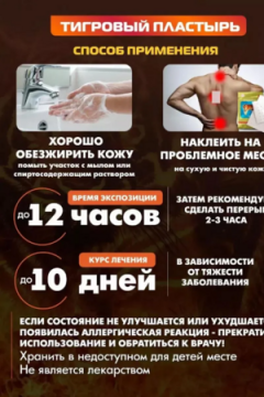 61306 Пластырь обезболивающий