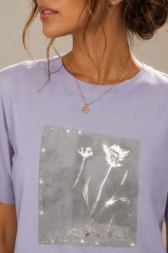 Футболка Нарядная Silver Bloom арт. 3092