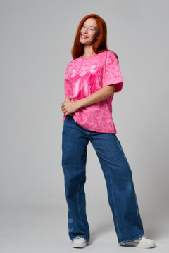 8594 футболка женская оверсайз