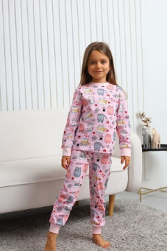 Детская пижама с брюками Котики арт. ПИЖ-107