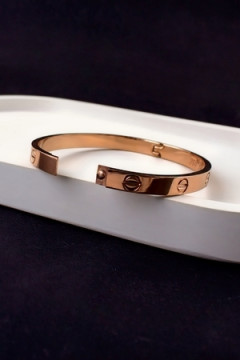 Браслет Стальной Картье Love + Подарок