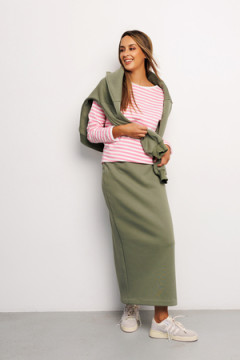 Юбка длинная макси с разрезом 388KHK