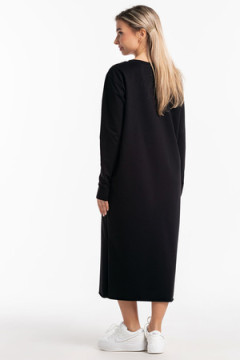 Платье футер-длинное