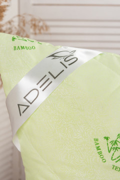 Подушка "Бамбук" тик на молнии лебпух+бамбук, стег, лента, сумка(Н)