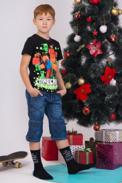 Детские носки высокие Санта Рок