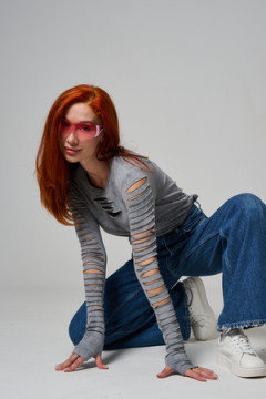 7476 Лонгслив женский