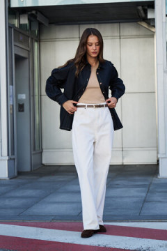 Рубашка джинсовая оверсайз