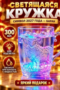 61239 Бокал светящийся НГ