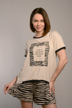 Костюм с шортами Зебра