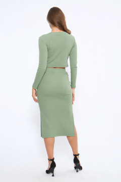 Костюм с юбкой 13292