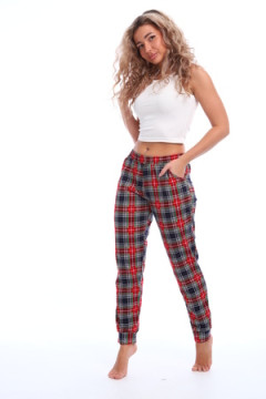 Брюки пижамные в клетку
