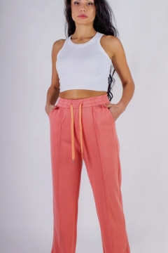 Брюки со стрелкой, на резинке