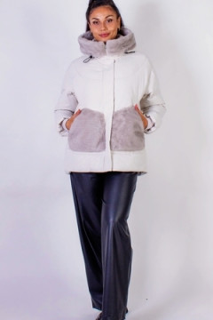 Куртка с капюшоном Меховая отделка арт. 631