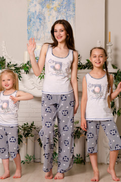 Пижама с бриджами 5124