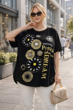 Футболка со стразами Dream Sun арт. F9702