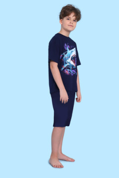 Пижама с шортами арт. ПМ-022-058 Акула