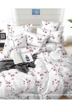 КПБ Сакура полисатин, наволочки 70х70см
