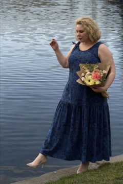 Сарафан летний длинный 002