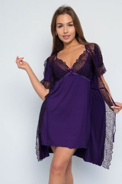 Пеньюар с сорочкой 13018