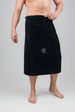 Накидка для бани велюровая