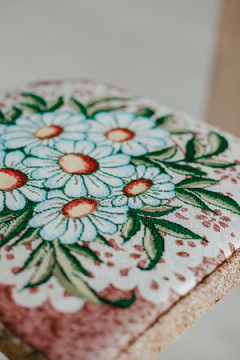 Подушка для мебели Сидушка на табурет квадратная