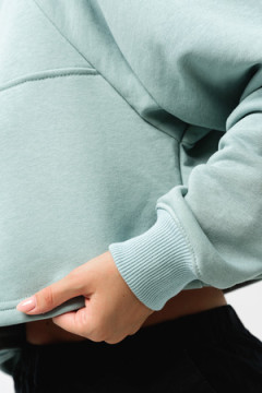 Свитшот 2 оверсайз короткий