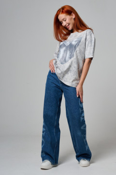 8594 футболка женская оверсайз