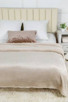 Плед велсофт Bio-Line, мягкий пушистый кубик