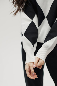 Костюм с брюками Вязаный с брюками