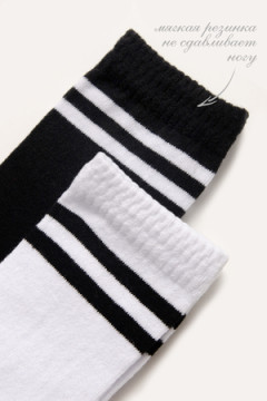 Детские гольфы Графика (2 полосы) (набор 2 пары)