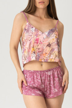 Пижама с шортами Hot Story Spring melody (топ + шорты)