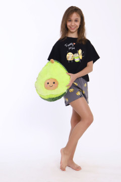 Пижама с шортами Картошка фри арт. ПД-019-046