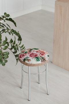 Подушка для мебели Сидушка на табурет круглая