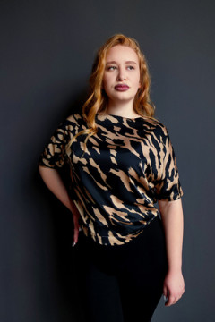 Блузка шелк 1307