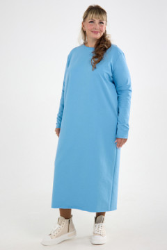 Платье футер-длинное