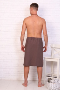 Полотенце для бани и сауны вафельное на липучке