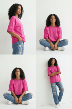 14502 футболка женская оверсайз