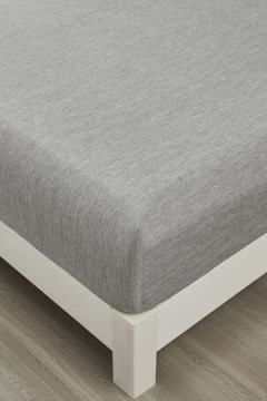 Простыня на резинке Страйп Меланж с высотой борта 25 см