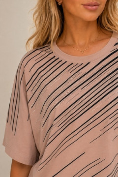 Нарядная футболка Line Elegance арт. 9007