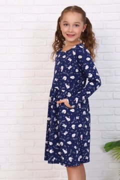 Платье Кошка Соня длинный рукав